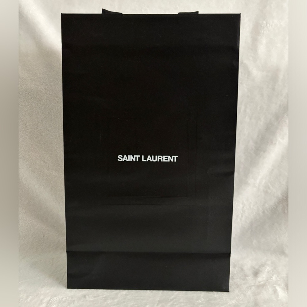 SAINT LAURANT Black Shopping Bag